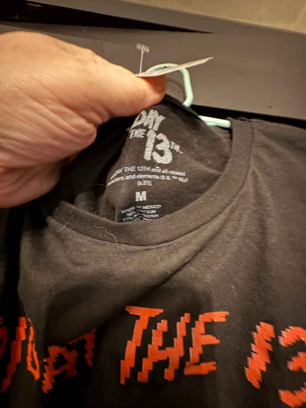 Friday the 13th Black Graphic Tee - "Game Over" - Picture 2 of 2